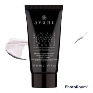 AVANT deluxe Hyaluronic acid vivifying face & eye night cream New without box